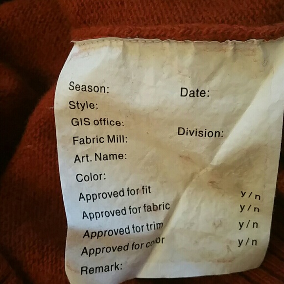 Banana Republic  MEN’S FALL Merino wool sweater Pumpkin Spice Fall Autumn Winter - Picture 6 of 8